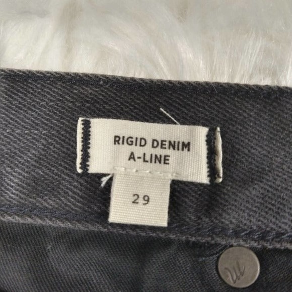 Madewell Rigid Denim A Line Skirt - NWT - Picture 4 of 5